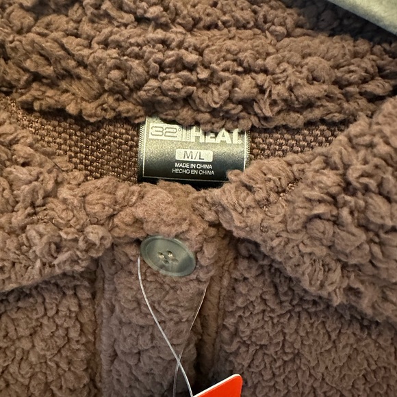 42 Degrees Teddy Shirt in Chocolate Brown M - Picture 2 of 8